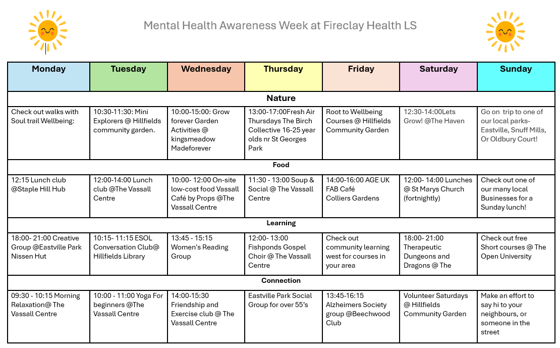 mental health week LS